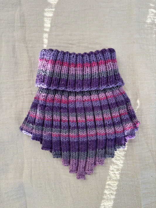 Håndstrikket halsedisse – blød, varm og formbar