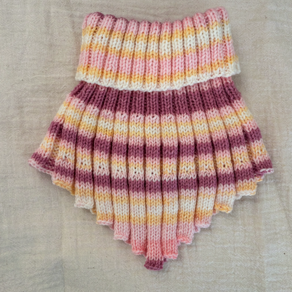 Håndstrikket halsedisse – blød, varm og formbar